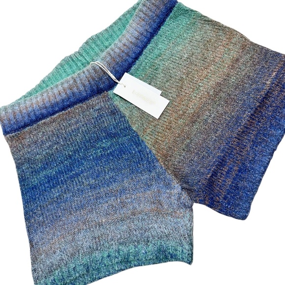 L*Space Women’s Size Large Zoé Sweater Knit Ombre Shorts NWT - Picture 4 of 10